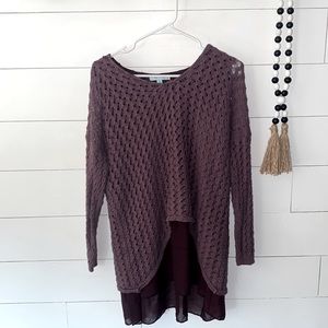She + Sky Long Blouse